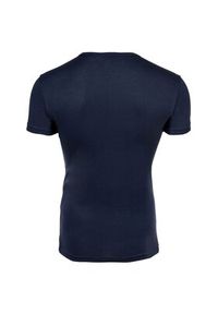Emporio Armani Underwear Komplet 2 t-shirtów EM001849 AF14131 MB143 Granatowy Fitted Fit. Kolor: niebieski. Materiał: bawełna
