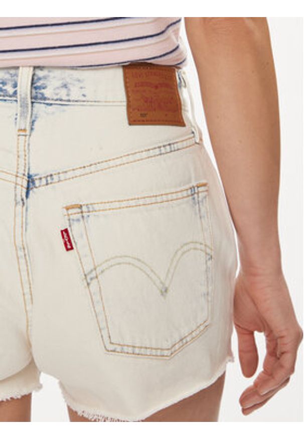 Levi's® Szorty jeansowe 501® 56327-0403 Niebieski Regular Fit. Kolor: niebieski. Materiał: bawełna
