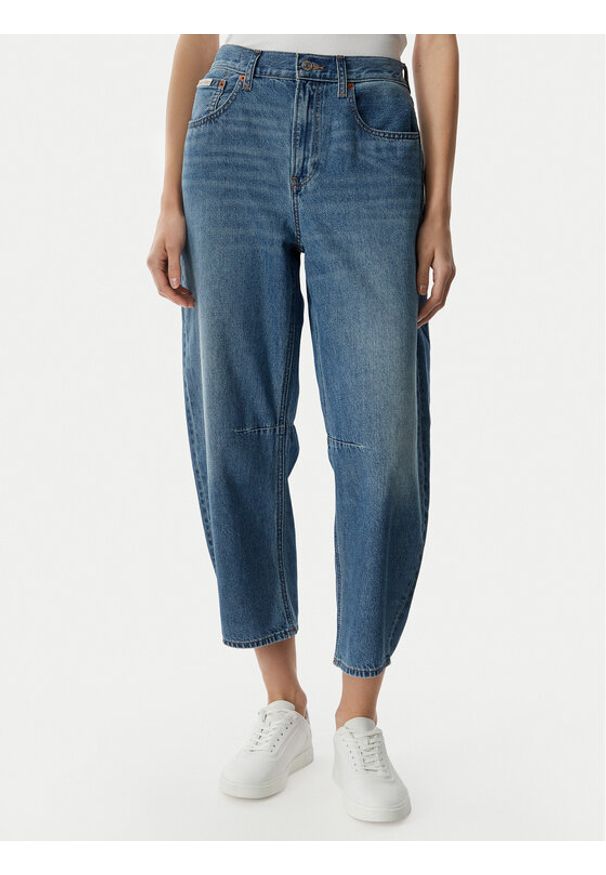 Calvin Klein Jeans Jeansy LV047G748G Niebieski Barrel Fit. Kolor: niebieski