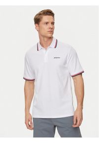 Jack & Jones - Jack&Jones Polo Campa 12250736 Biały Standard Fit. Typ kołnierza: polo. Kolor: biały. Materiał: bawełna