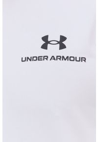 Under Armour t-shirt treningowy Rush Energy kolor szary gładki 1366138-001. Kolor: szary. Materiał: skóra, dzianina, materiał. Wzór: gładki #3