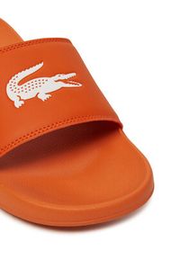 Lacoste Klapki Serve Sliders 7-49CMA0041 Pomarańczowy. Kolor: pomarańczowy. Materiał: skóra