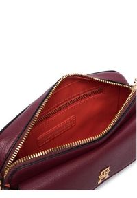 TOMMY HILFIGER - Tommy Hilfiger Torebka Th Icon Camera Bag AW0AW18721 Bordowy. Kolor: czerwony. Materiał: skórzane #2