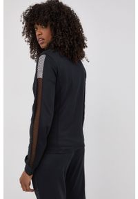 Liu Jo bluza damska kolor czarny z aplikacją. Kolor: czarny. Wzór: aplikacja #2