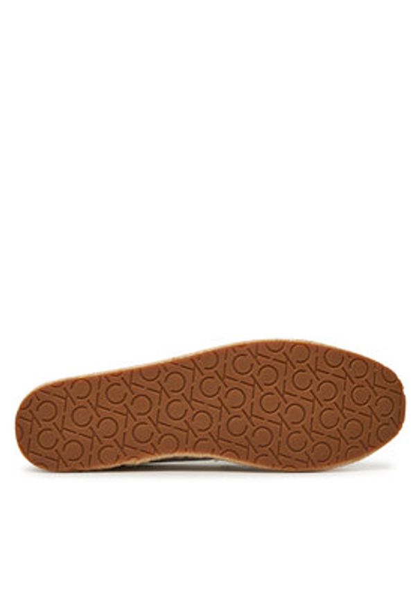 Calvin Klein Espadryle Flat Espadrille - Jacq HW0HW02467 Szary. Kolor: szary. Materiał: materiał