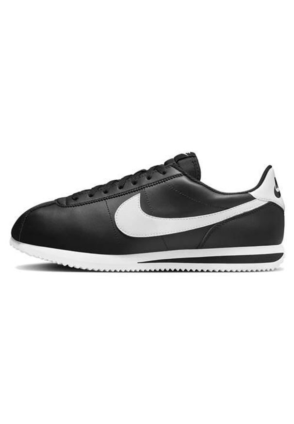 Buty do chodzenia męskie Nike Cortez. Kolor: czarny. Materiał: skóra. Szerokość cholewki: normalna. Model: Nike Cortez. Sport: turystyka piesza