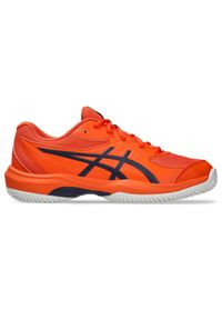 Buty tenisowe dla dzieci Asics Gel-Game Clay. Kolor: wielokolorowy, żółty, czarny, pomarańczowy. Sport: tenis #1