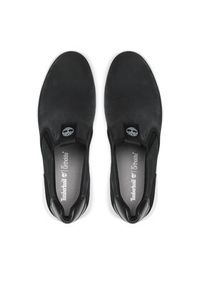 Timberland Sneakersy Seneca Bay Slip-On TB0A293A0151 Czarny. Zapięcie: bez zapięcia. Kolor: czarny. Materiał: nubuk, skóra