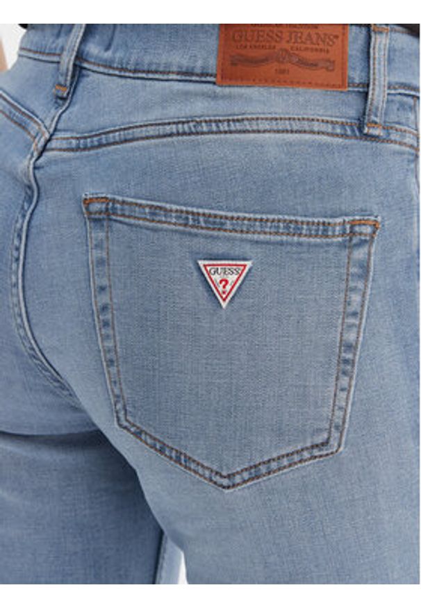 Guess Jeans Jeansy W5YA92 D7043 Niebieski Slim Fit. Kolor: niebieski