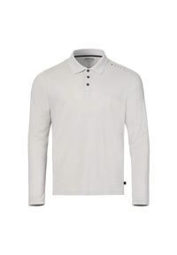 Koszulka polo z długim rękawem przeciwdziałająca promieniom UV Musto Evo Crew. Typ kołnierza: polo. Kolor: szary. Materiał: skóra. Długość rękawa: długi rękaw. Długość: długie #1