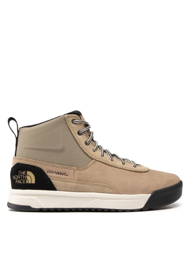 The North Face Sneakersy Larimer Mid Wp NF0A52RM1XF1 Beżowy. Kolor: beżowy. Materiał: skóra, nubuk