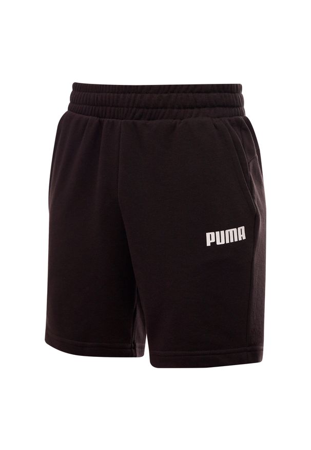 Krótkie spodenki męskie Puma ESS 8''. Kolor: czarny. Długość: krótkie. Sport: fitness