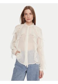 only - ONLY Koszula Taryn 15360696 Beżowy Regular Fit. Kolor: beżowy. Materiał: syntetyk