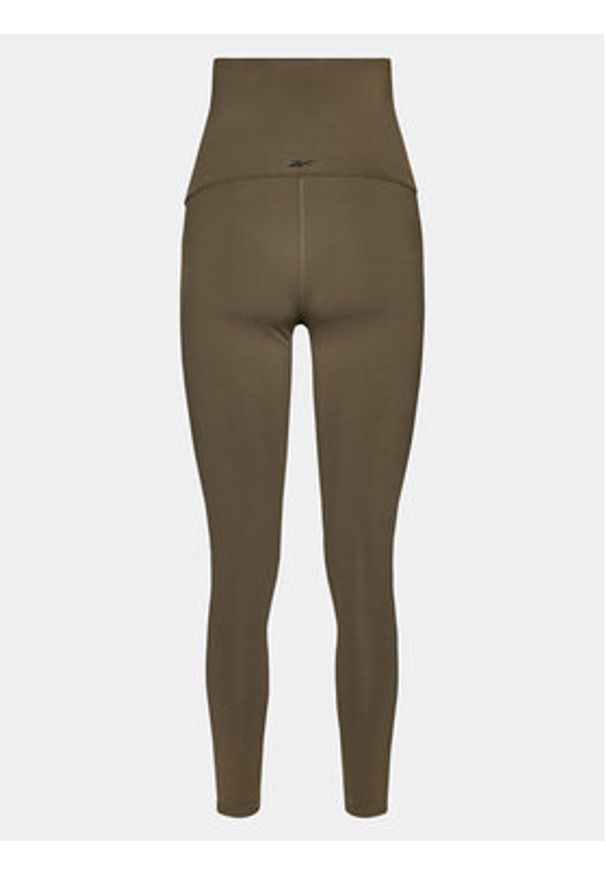 Reebok Legginsy Lux Maternity IM4064 Zielony Fitted Fit. Kolor: zielony. Materiał: syntetyk