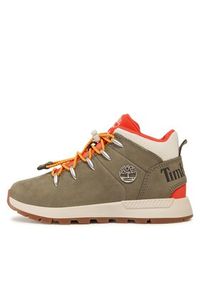 Timberland Trekkingi Sprint Trekker Mid TB0A68BC9911 Zielony. Kolor: zielony. Materiał: nubuk, skóra