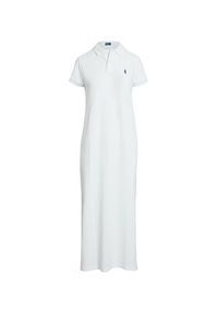 Polo Ralph Lauren Sukienka codzienna 211968291001 Biały Regular Fit. Okazja: na co dzień. Typ kołnierza: polo. Kolor: biały. Materiał: bawełna. Typ sukienki: proste. Styl: casual #6
