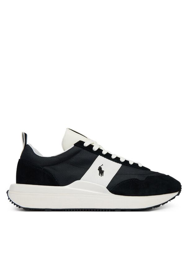 Polo Ralph Lauren Sneakersy 809P13090003 Czarny. Kolor: czarny. Materiał: zamsz, skóra