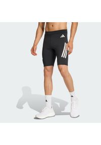 Adidas - Legginsy adi365 Iconic Running short Tight. Kolor: czarny. Technologia: ClimaCool (Adidas). Długość: krótkie. Sport: bieganie #1