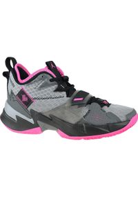 Buty do chodzenia męskie Nike Jordan Why Not ZER03. Wysokość cholewki: za kostkę. Zapięcie: sznurówki. Kolor: szary. Materiał: syntetyk, materiał, tkanina. Szerokość cholewki: normalna. Sport: turystyka piesza #1