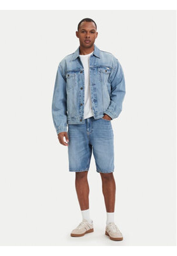 Tommy Jeans Szorty jeansowe Jaimie DM0DM22983 Niebieski Relaxed Fit. Kolor: niebieski. Materiał: bawełna