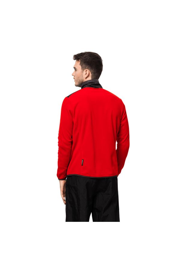 Fleece Jack Wolfskin DNA Block. Kolor: czerwony
