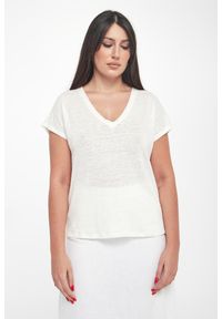 Ecoalf - T-shirt damski lniany Arendal ECOALF. Materiał: len #2