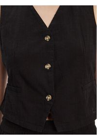 Vero Moda Kamizelka garniturowa Caia 10333795 Czarny Regular Fit. Kolor: czarny. Materiał: bawełna #5