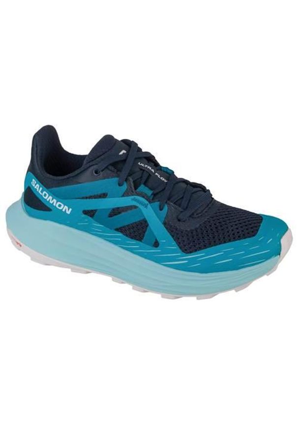 salomon - Buty do chodzenia damskie Salomon Ultra Flow. Zapięcie: sznurówki. Kolor: niebieski. Materiał: materiał, syntetyk, tkanina. Szerokość cholewki: normalna. Sport: turystyka piesza