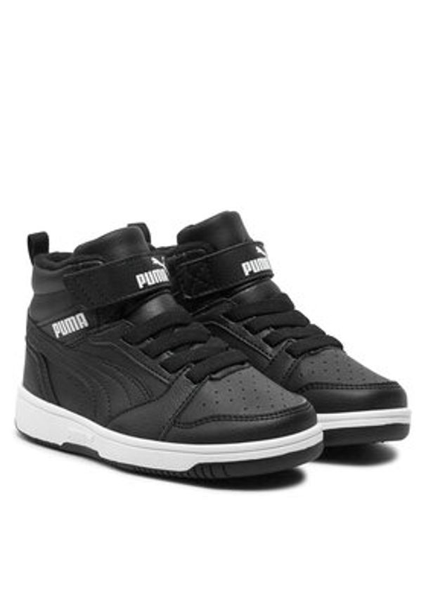 Puma Sneakersy Rebound V6 Mid Wtr Ac+ Ps 307979 01 Czarny. Kolor: czarny. Materiał: skóra