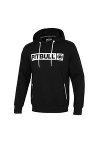 PITBULL - Bluza sportowa męska Pitbull West Coast Hooded Hilltop Terry Group. Kolor: czarny