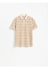 Reserved - Bawełniane polo regular fit - wielobarwny. Typ kołnierza: polo. Materiał: bawełna #1