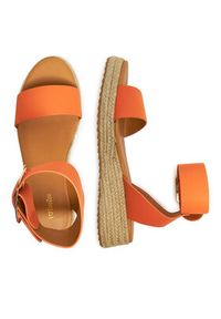 DeeZee Espadryle QS276-1 Pomarańczowy. Kolor: pomarańczowy. Materiał: syntetyk, materiał #3