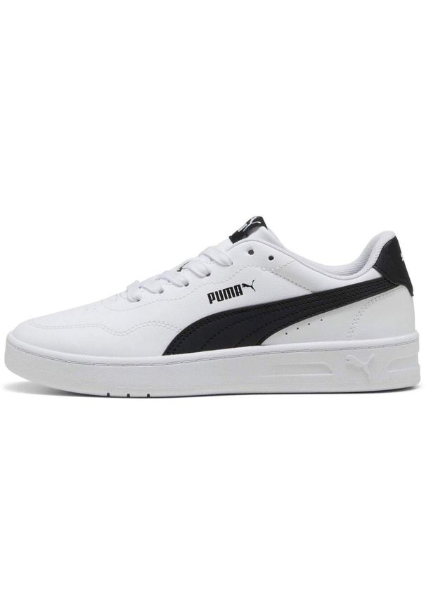 Buty sportowe damskie Puma Court Lally. Kolor: biały. Materiał: materiał, syntetyk. Sport: fitness