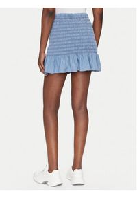 Tommy Jeans Spódnica mini DW0DW20273 Niebieski Regular Fit. Kolor: niebieski. Materiał: bawełna
