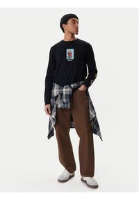 RVCA Spodnie materiałowe Dayshift 23A113502 Brązowy Relaxed Fit. Kolor: brązowy. Materiał: bawełna #3