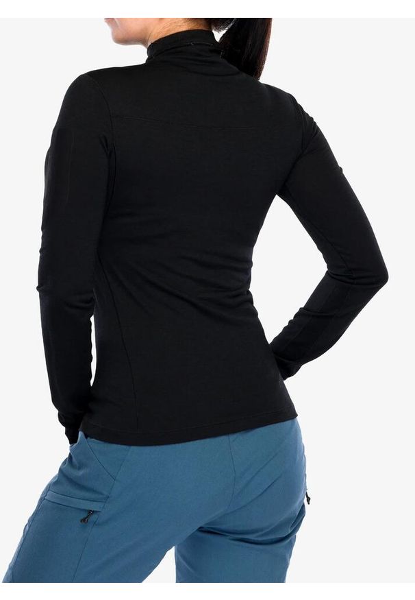 MONS ROYALE - Longsleeve damski Mons Royale Diversion Merino Mock Neck Long Sleeve. Kolor: czarny. Długość rękawa: długi rękaw. Sport: kolarstwo