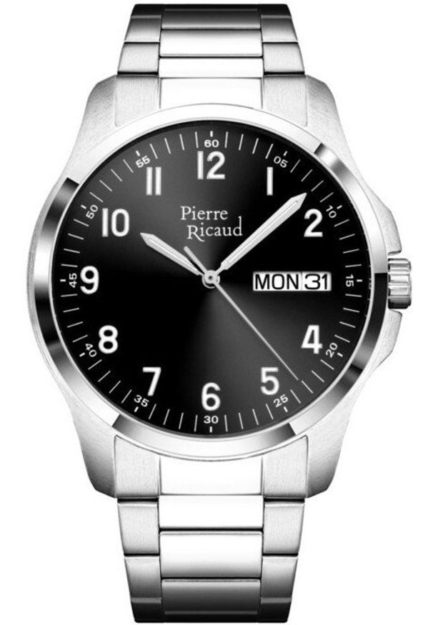 Zegarek męski Pierre Ricaud P91105.5124Q srebrny. Kolor: srebrny