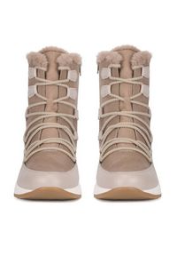 Remonte Śniegowce D6685-20 Brązowy. Kolor: brązowy. Materiał: syntetyk, skóra #7