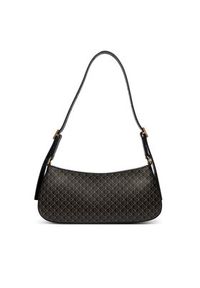 Calvin Klein Torebka Emblem Aop Small Shoulder Bag LV04F3324G Czarny. Kolor: czarny. Materiał: skórzane #2