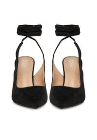 DeeZee Czółenka HLL-31 Czarny. Kolor: czarny. Materiał: materiał #7