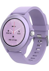 FOREVER - Smartwatch Forever Colorum CW-300 Fioletowy. Rodzaj zegarka: smartwatch. Kolor: fioletowy #1