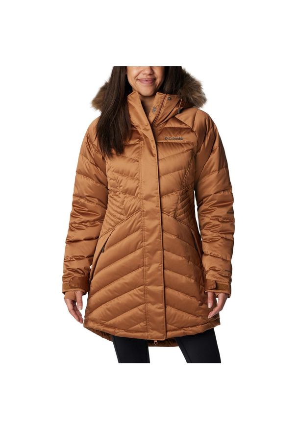 columbia - Kurtka damska Street Columbia Lay D Down III Mid. Kolor: brązowy. Sport: turystyka piesza