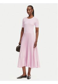 BOSS Sukienka codzienna Fadridi 50535658 Fioletowy Regular Fit. Okazja: na co dzień. Kolor: fioletowy. Materiał: syntetyk. Typ sukienki: proste. Styl: casual #2