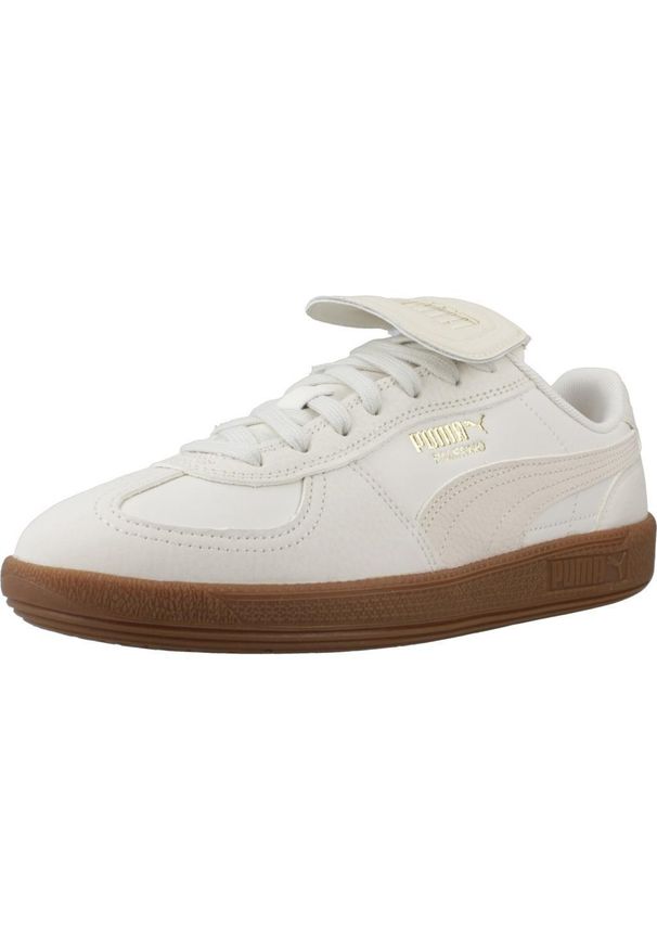 Puma - Buty PUMA YELLOW PALERMO PREMIUM Biały. Kolor: biały. Materiał: tkanina, skóra. Sport: piłka nożna