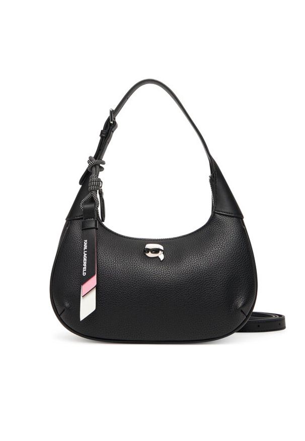 Karl Lagerfeld - KARL LAGERFELD Torebka A3W30107 Czarny. Kolor: czarny. Materiał: skórzane