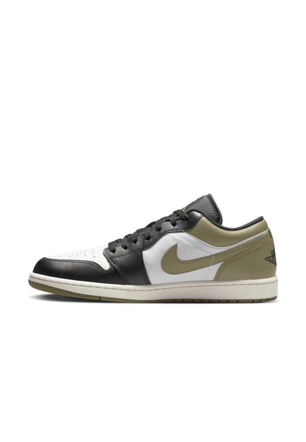 Nike Air Jordan 1 Low Sneakersy męskie. Kolor: czarny. Model: Nike Air Jordan