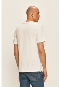 columbia - Columbia t-shirt męski kolor biały 1680053-014. Okazja: na co dzień. Kolor: biały. Materiał: bawełna, dzianina. Wzór: nadruk. Styl: casual #6