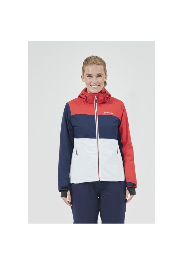 Kurtka narciarska damska Whistler Kamille W Ski Jacket W-PRO 10000. Kolor: czerwony, niebieski, wielokolorowy. Sezon: zima. Sport: narciarstwo