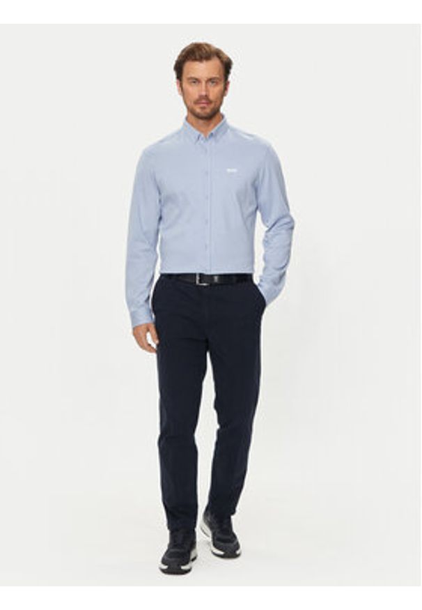 BOSS - Boss Koszula B_Motion 50523317 Niebieski Regular Fit. Kolor: niebieski. Materiał: bawełna