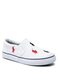 Tenisówki Polo Ralph Lauren. Zapięcie: bez zapięcia. Kolor: biały #1